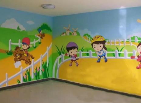巴马幼儿园墙体彩绘制作流程及注意事项