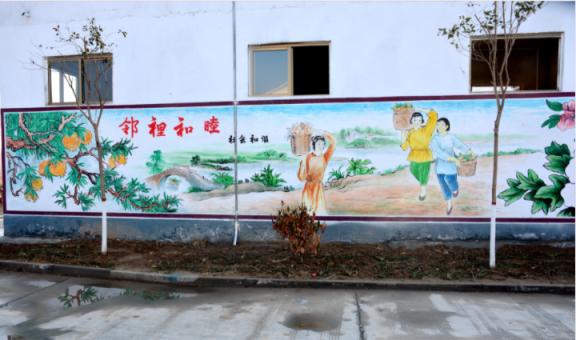 巴马乡镇文化墙 乡风文明焕发新活力