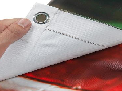 巴马喷绘和刀刮布的工艺区别。