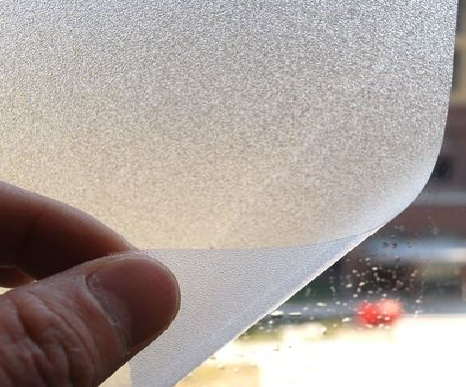 巴马玻璃门外面粘广告用什么材料好？