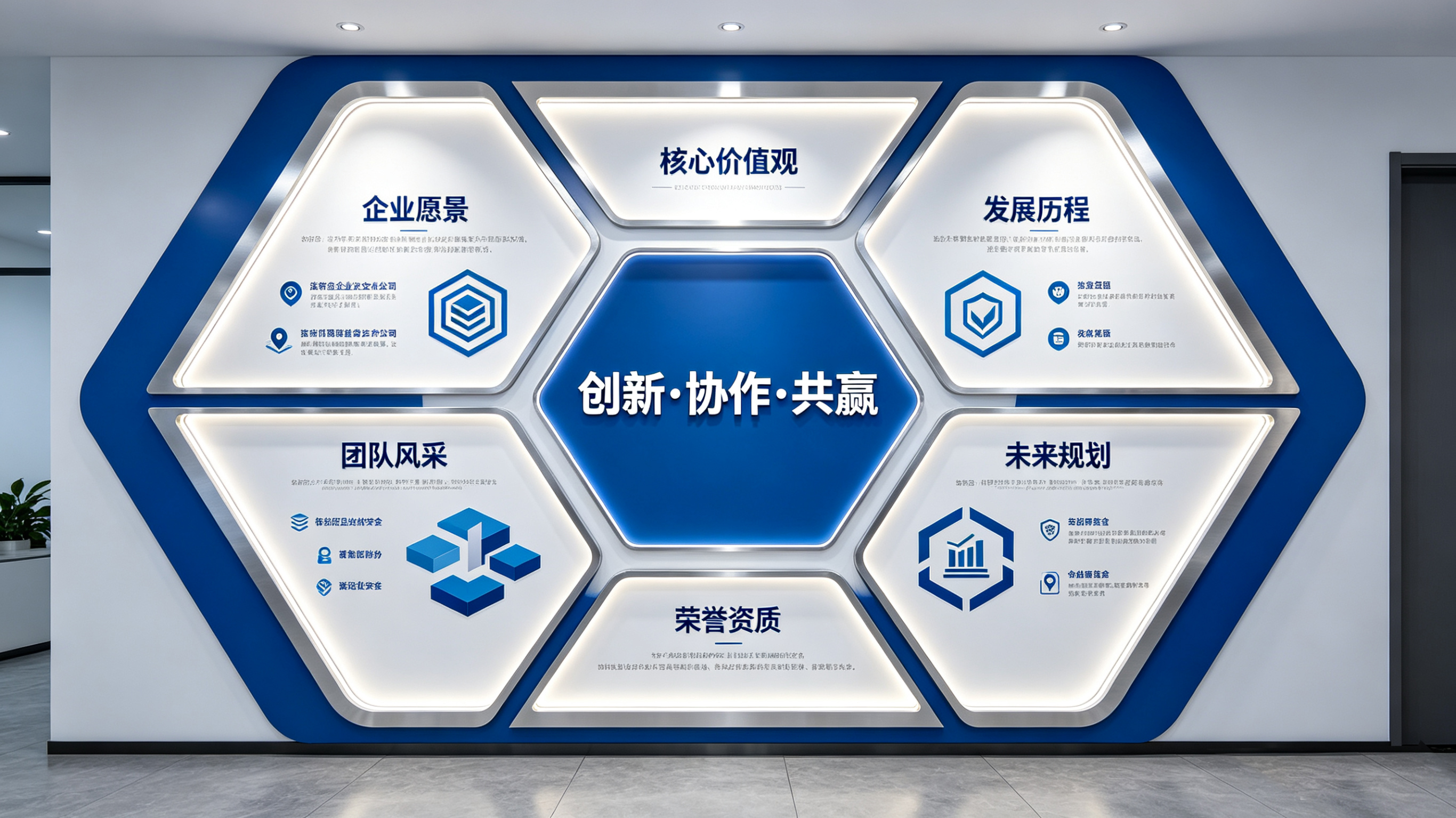 巴马企业文化墙六边形避坑指南（新手常犯5个错误）